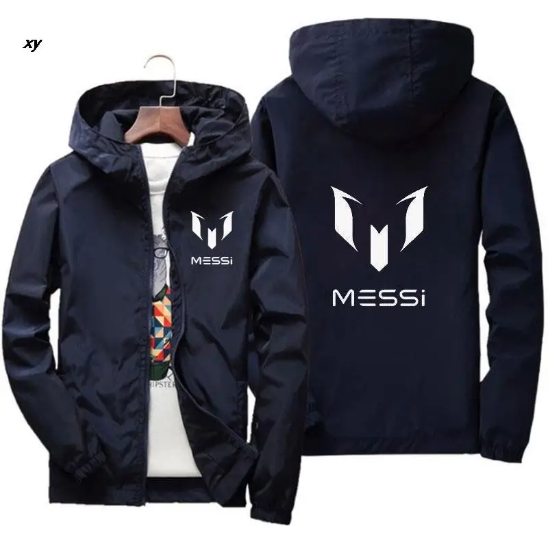 2021 Spring bomb men's Hooded Jacket Messi print slide sportswear slim fit patchwork windbreak jacket fitness jacket men's wear
2021 Spring bomb men's Hooded Jacket Messi print slide sportswear slim fit patchwork windbreak jacket fitness jacket men's wear