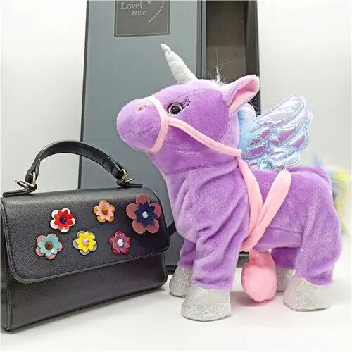 Babiqu 1pc Electric Walking Unicorn Plush Toy Stuffed Animal Toy Electronic Music Unicorn Toy for Children Christmas Gifts 35cm
Babiqu 1pc Electric Walking Unicorn Plush Toy Stuffed Animal Toy Electronic Music Unicorn Toy for Children Christmas Gifts 35cm