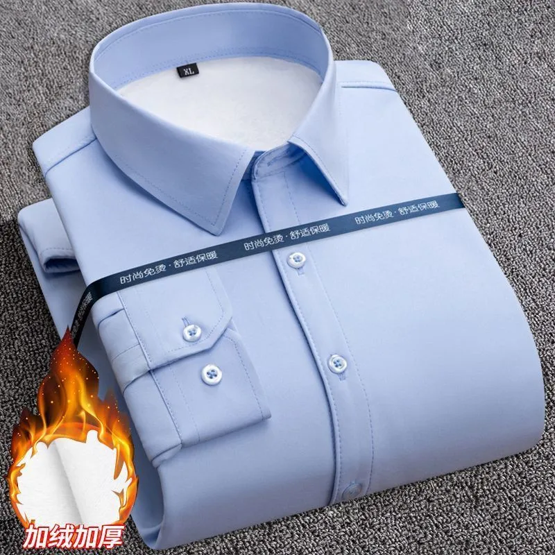Autumn Winter Thicken Fleece Shirt Men Business Plaid Shirt Long Sleeve Warm Clothes Turn Down Collar Button Up Shirts Classic
Autumn Winter Thicken Fleece Shirt Men Business Plaid Shirt Long Sleeve Warm Clothes Turn Down Collar Button Up Shirts Classic