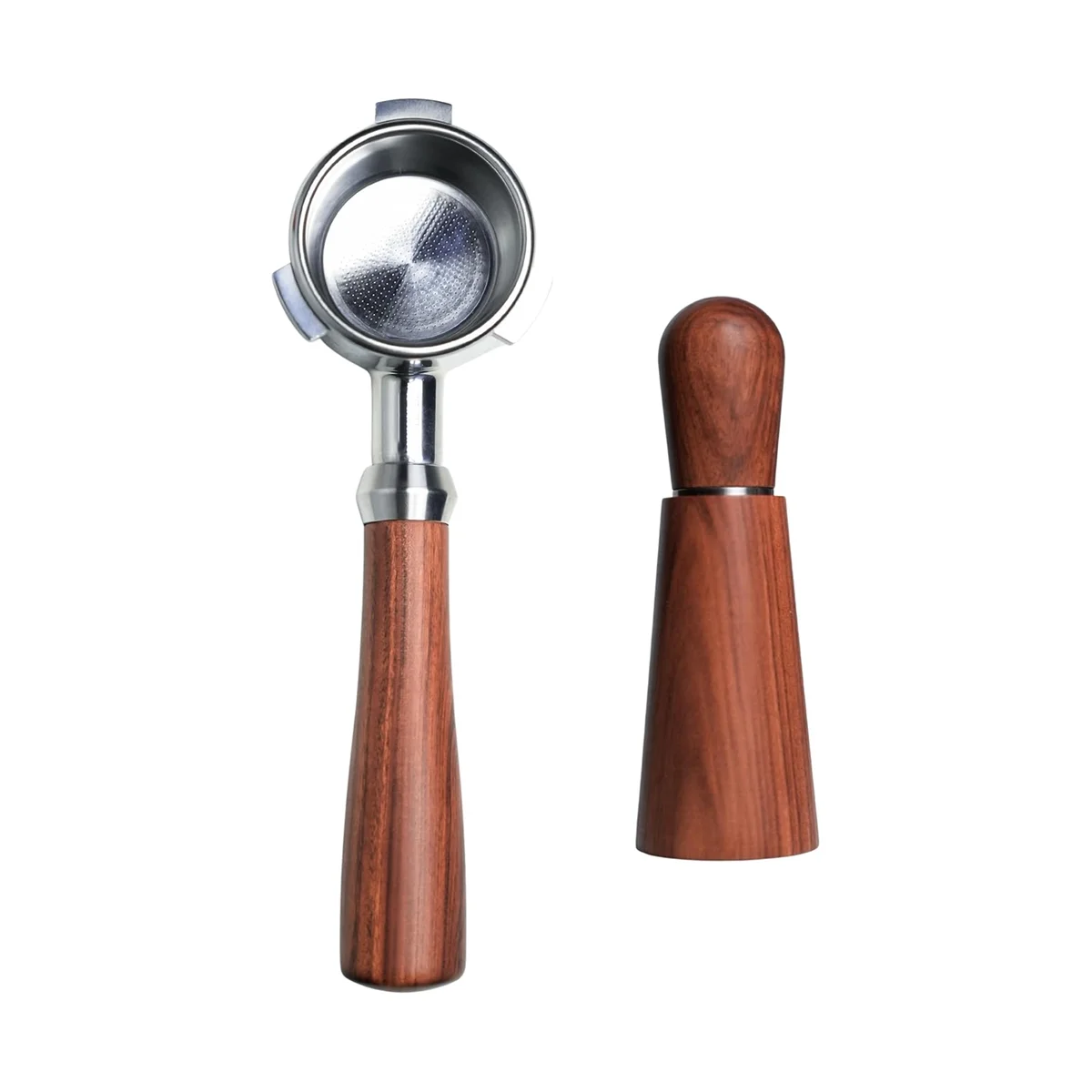 54mm Bottomless Portafilter Paired with Wdt Tool - Enhance Espresso Brewing Replacement Filter Basket Coffee Accessories 
54mm Bottomless Portafilter Paired with Wdt Tool - Enhance Espresso Brewing Replacement Filter Basket Coffee Accessories