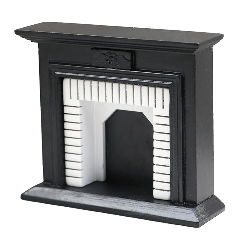 1:12 Dollhouse Decoration Miniature Furniture Room Black Wooden Vintage Fireplace Ornament Props Doll House Accessories
1:12 Dollhouse Decoration Miniature Furniture Room Black Wooden Vintage Fireplace Ornament Props Doll House Accessories