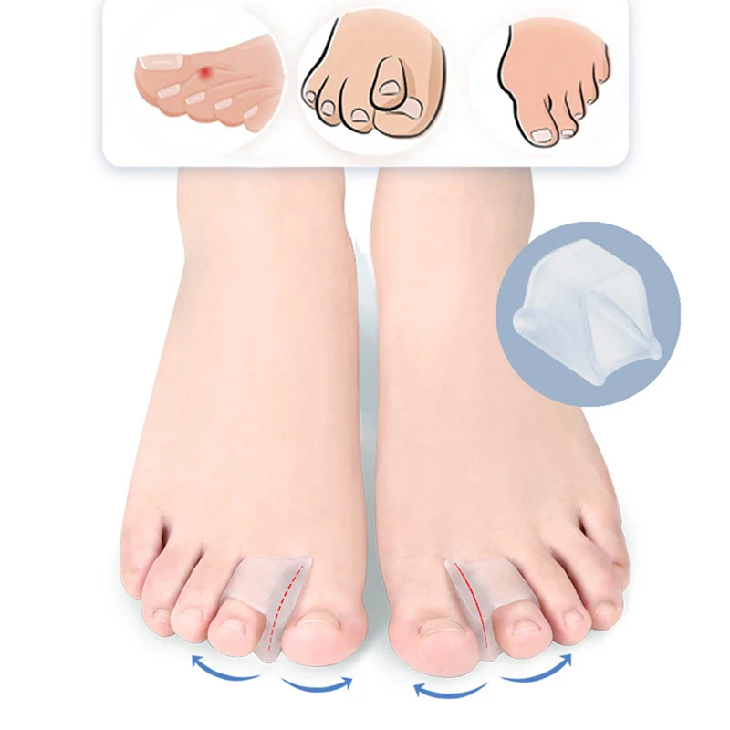 1Pair Soft Silicone Toe Separator Treat Hallux Valgus Bunion Foot Overlapping Corrector Anti-Wear Care Pads Pedicure Tools
1Pair Soft Silicone Toe Separator Treat Hallux Valgus Bunion Foot Overlapping Corrector Anti-Wear Care Pads Pedicure Tools
