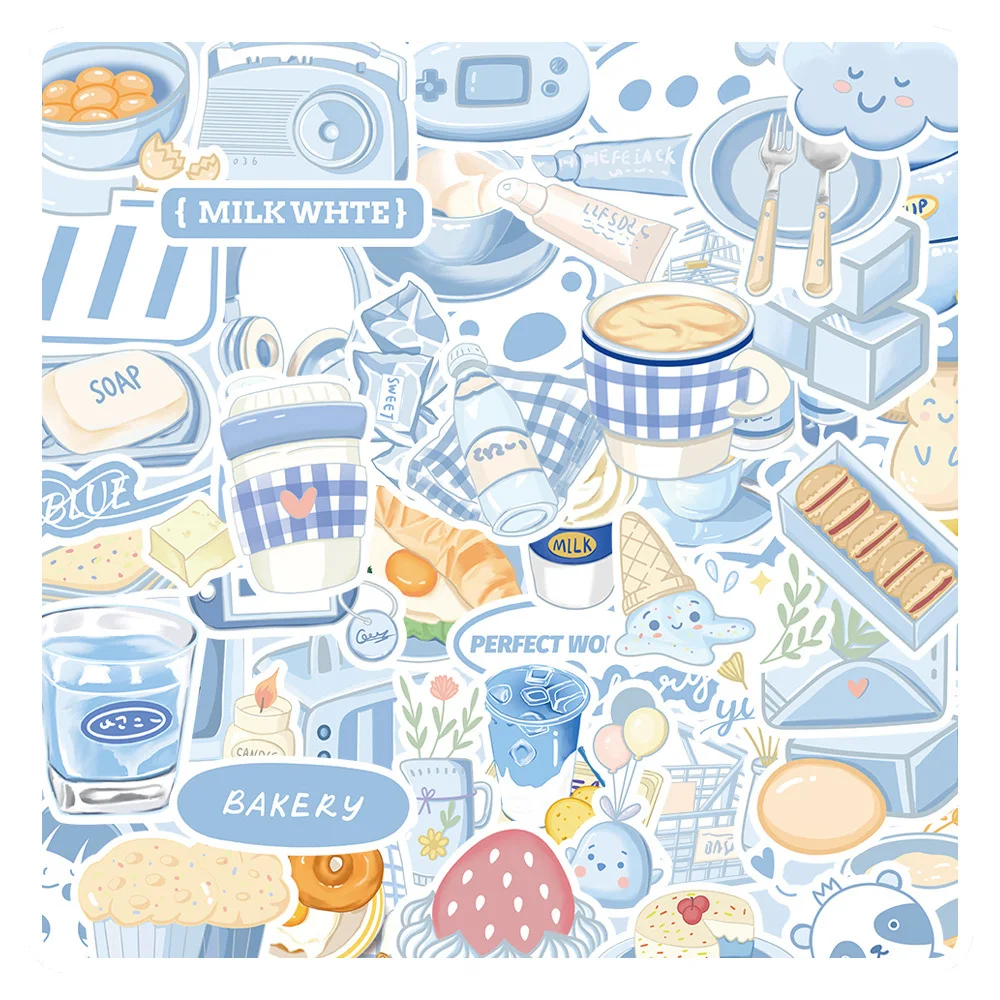 10/30/50PCS Blue Small Fresh Food INS Style Cartoon Sticker DIY Phone Laptop Luggage Skateboard Graffiti Decals Fun for Kid Toy
10/30/50PCS Blue Small Fresh Food INS Style Cartoon Sticker DIY Phone Laptop Luggage Skateboard Graffiti Decals Fun for Kid Toy