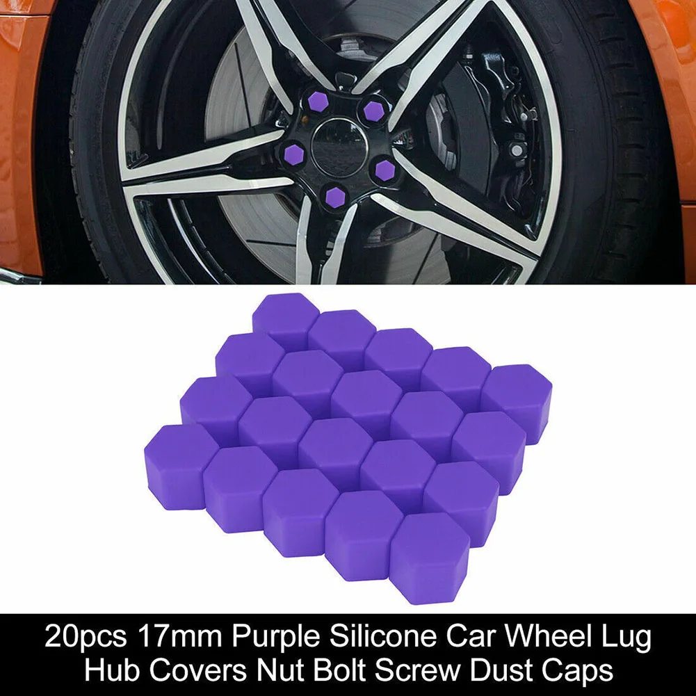 20X 17mm Silicone Car Rims Wheel Nut Screw Cover Lug Dust Bolt Cap Hub Black/Red/Purple/Green Rust Prevention Wheel Lugs
20X 17mm Silicone Car Rims Wheel Nut Screw Cover Lug Dust Bolt Cap Hub Black/Red/Purple/Green Rust Prevention Wheel Lugs