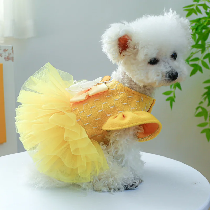 Dog Clothes Dress Skirt Dogs Clothing Fashion Yellow Wedding Plaid Bowknot Jewellery Pet Costume Autumn Winter Ropa Para Perro
Dog Clothes Dress Skirt Dogs Clothing Fashion Yellow Wedding Plaid Bowknot Jewellery Pet Costume Autumn Winter Ropa Para Perro