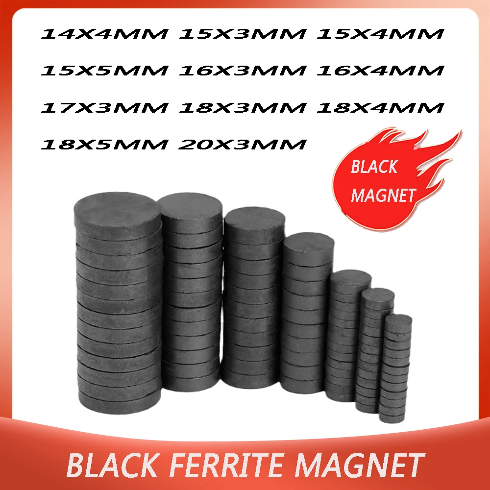 Круглые ферритовые магниты черные
Круглые ферритовые магниты черные