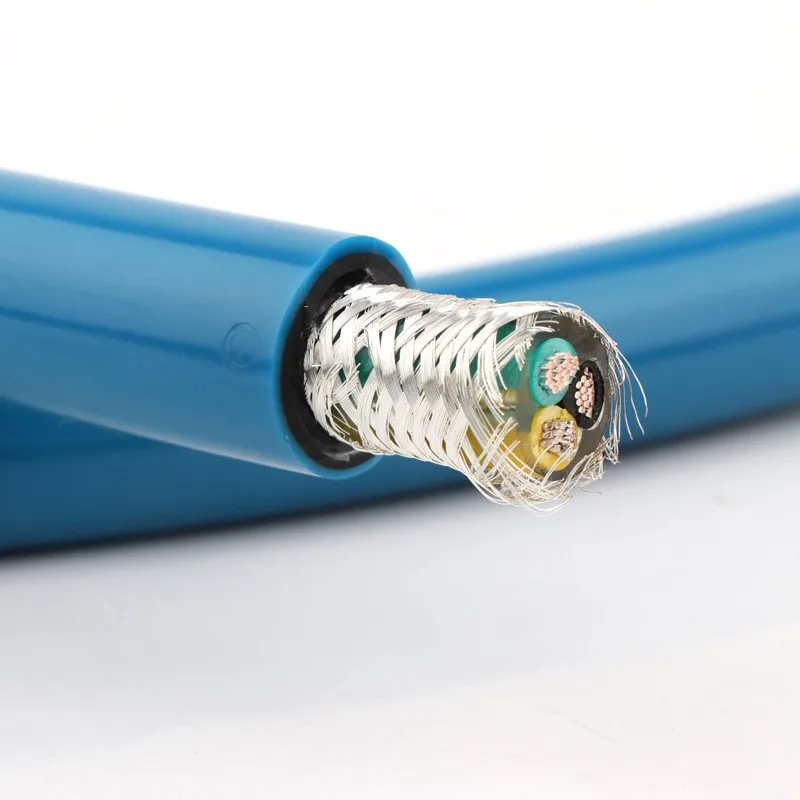 High Quality SPO-12MF Pure Silver Plated AC Power Cable Per Meter EMC Shielded OFC HIFI DIY Power Cord Wire For EU US AU
High Quality SPO-12MF Pure Silver Plated AC Power Cable Per Meter EMC Shielded OFC HIFI DIY Power Cord Wire For EU US AU