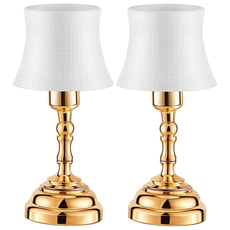 2Pcs Dollhouse Miniature Lamp LED Desk Lamp Can Be Bright Mini Light Dollhouse Decoration With ON/Off Switch Lamp Shade
2Pcs Dollhouse Miniature Lamp LED Desk Lamp Can Be Bright Mini Light Dollhouse Decoration With ON/Off Switch Lamp Shade