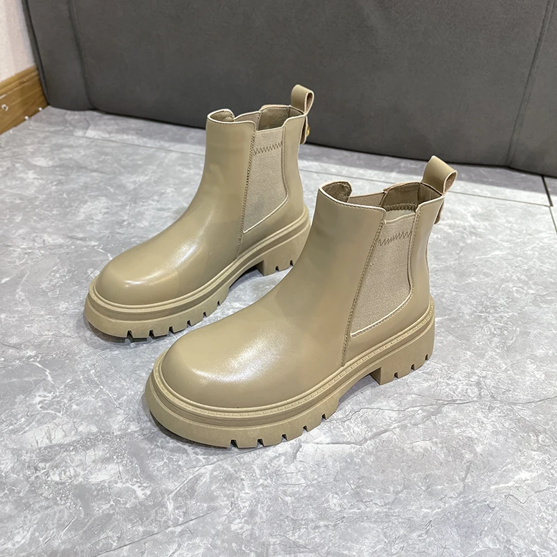 Pmwrun Autumn New British Style Muffin Bottom Short Boots Fashion All-match Casual Thick Bottom Tide women Boots Modern Boots
Pmwrun Autumn New British Style Muffin Bottom Short Boots Fashion All-match Casual Thick Bottom Tide women Boots Modern Boots