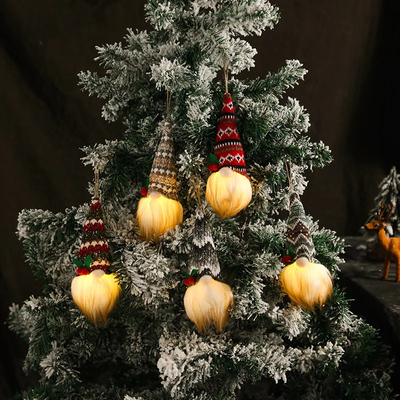 Merry Christmas LED Luminous Faceless Forest Old Man Elf Doll Ornament Navidad New Year Christmas Gift Children Faceless Doll
Merry Christmas LED Luminous Faceless Forest Old Man Elf Doll Ornament Navidad New Year Christmas Gift Children Faceless Doll