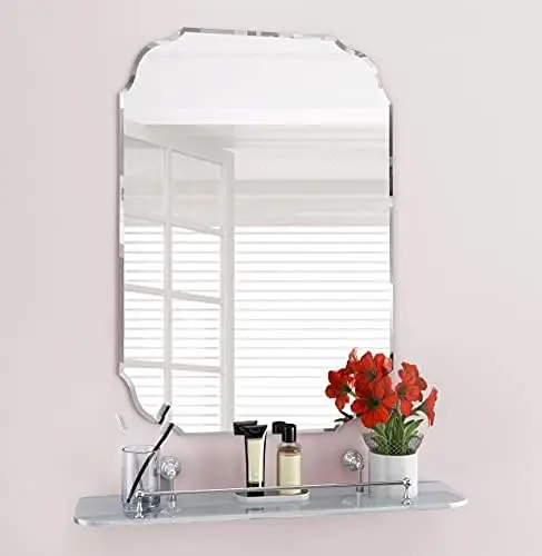 Backed Mirrored Glass Panel Best for Vanity, Bedroom, or Bathroom (18"x 24"), Sliver
Backed Mirrored Glass Panel Best for Vanity, Bedroom, or Bathroom (18"x 24"), Sliver