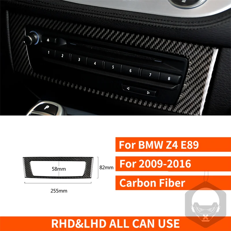 For BMW Z4 E89 2009-2016 Black Color Carbon Fiber Stickers Central Control CD Panel Button Interiors Car Accessories
For BMW Z4 E89 2009-2016 Black Color Carbon Fiber Stickers Central Control CD Panel Button Interiors Car Accessories