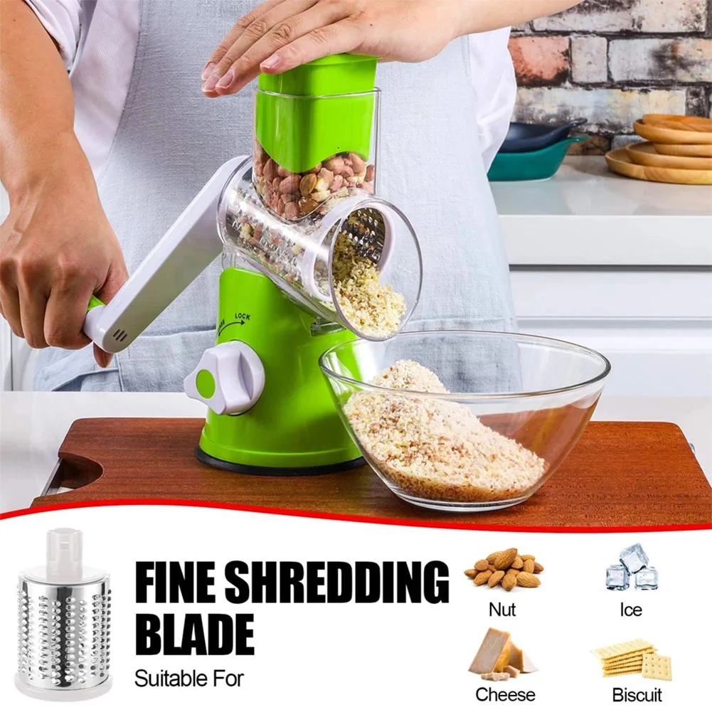 

Vegetable Cutter Grater Multifunctional Hand-cranked Slicer Machine Cheese Shredded Potato Grinder Food Processor For Kitchen