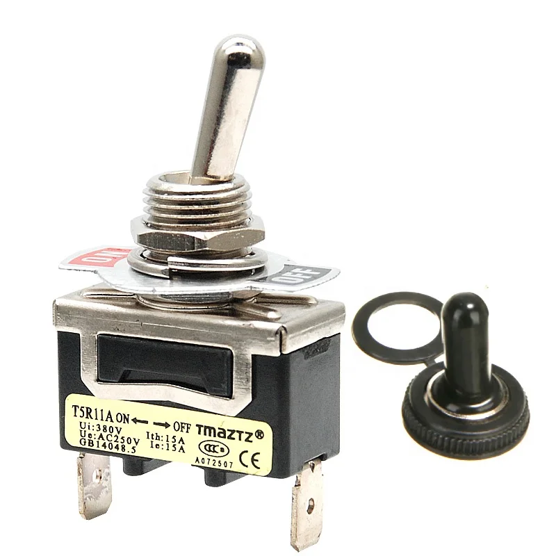 Rocker Toggle Switch 15A 250V 20A 125V SPST 2 Pin ON/Off Switch Metal Bat Waterproof Boot Cover
Rocker Toggle Switch 15A 250V 20A 125V SPST 2 Pin ON/Off Switch Metal Bat Waterproof Boot Cover