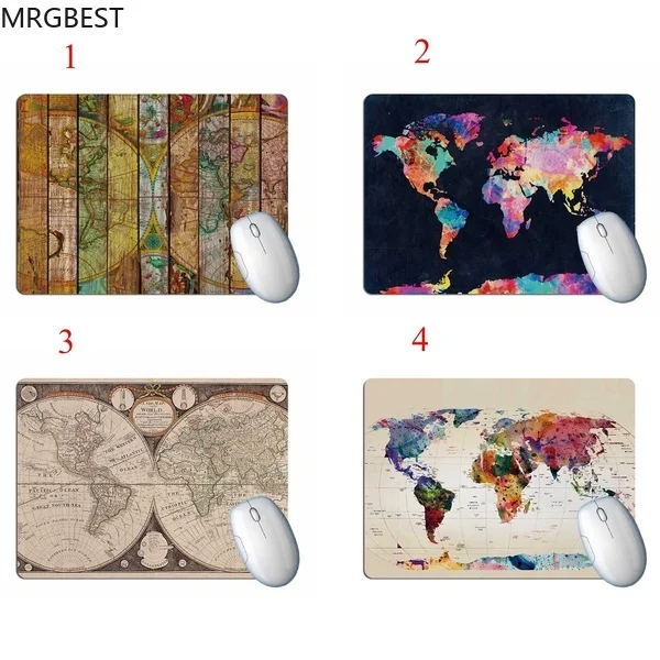 MRGBEST Gaming Mouse Pad 22X18CM 25X20CM 25X29CM Mat Computer pad Rubber World Map Mause Pads Game Keyboard Desk
MRGBEST Gaming Mouse Pad 22X18CM 25X20CM 25X29CM Mat Computer pad Rubber World Map Mause Pads Game Keyboard Desk