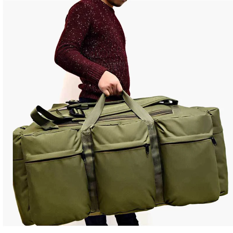 90L Large Capacity Men's Travel Bags Canvas Military Tactical Backpack Waterproof Hiking Climbing Camping Rucksack Bags XA216K
90L Large Capacity Men's Travel Bags Canvas Military Tactical Backpack Waterproof Hiking Climbing Camping Rucksack Bags XA216K