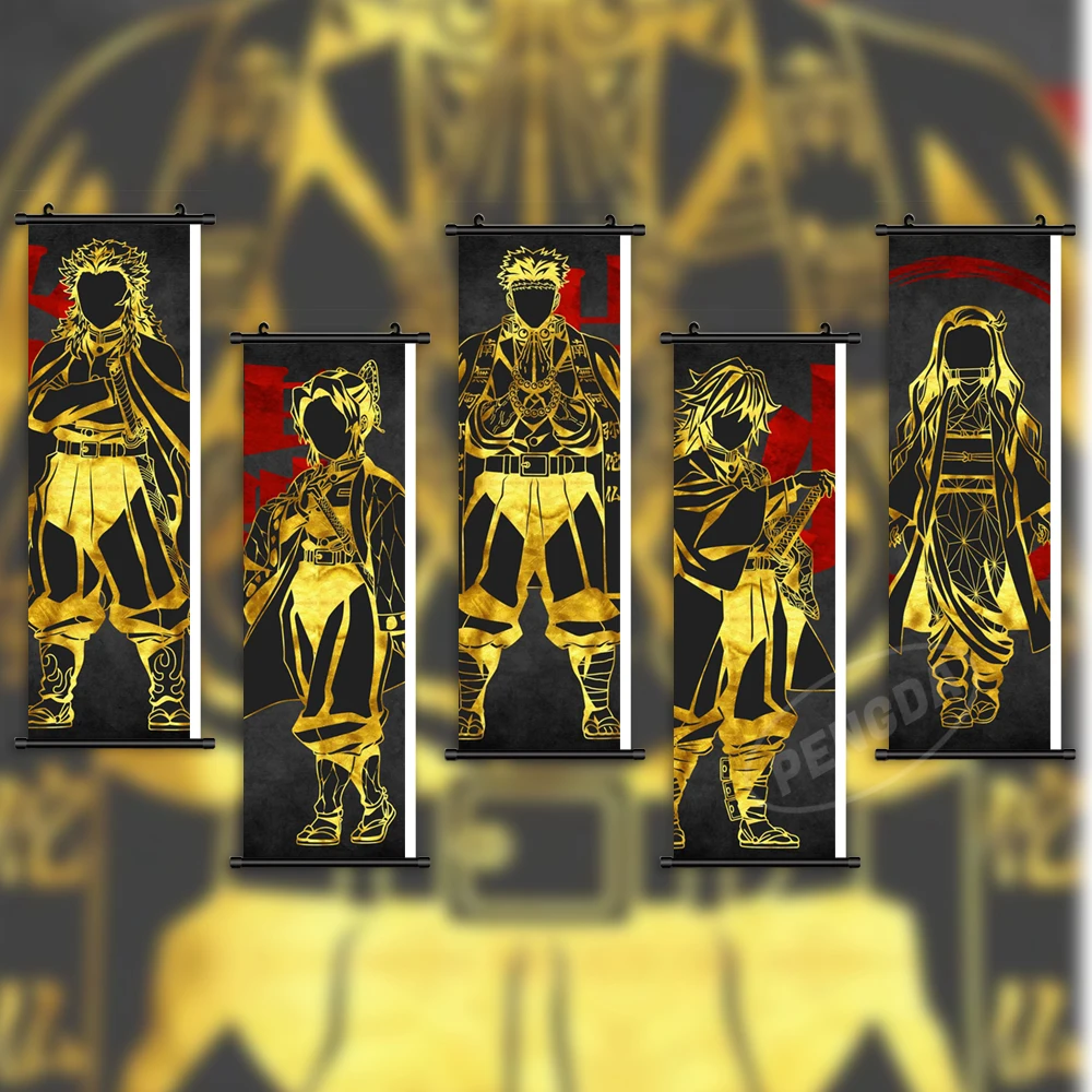Home Decor Anime Prints Demon Slayer Wall Art Agatsuma Zenitsu Poster Canvas Nezuko Pictures Scroll Hanging Painting Living Room
Home Decor Anime Prints Demon Slayer Wall Art Agatsuma Zenitsu Poster Canvas Nezuko Pictures Scroll Hanging Painting Living Room
