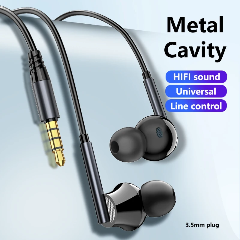 EARDECO Genuine Wired Earphone Headphones with Microphone In-ear for a Mobile Noise Canceling Handsfree Stereo Bass 3.5
EARDECO Genuine Wired Earphone Headphones with Microphone In-ear for a Mobile Noise Canceling Handsfree Stereo Bass 3.5