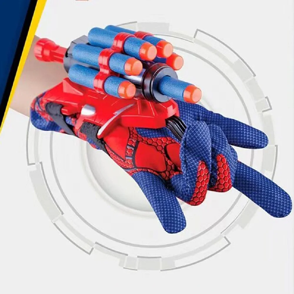 New Spiderman Figure Toy Kids Plastic Cosplay Glove Launcher Set Hero Launcher Wrist Toy Halloween Funny Toys Boy Children Gift
New Spiderman Figure Toy Kids Plastic Cosplay Glove Launcher Set Hero Launcher Wrist Toy Halloween Funny Toys Boy Children Gift