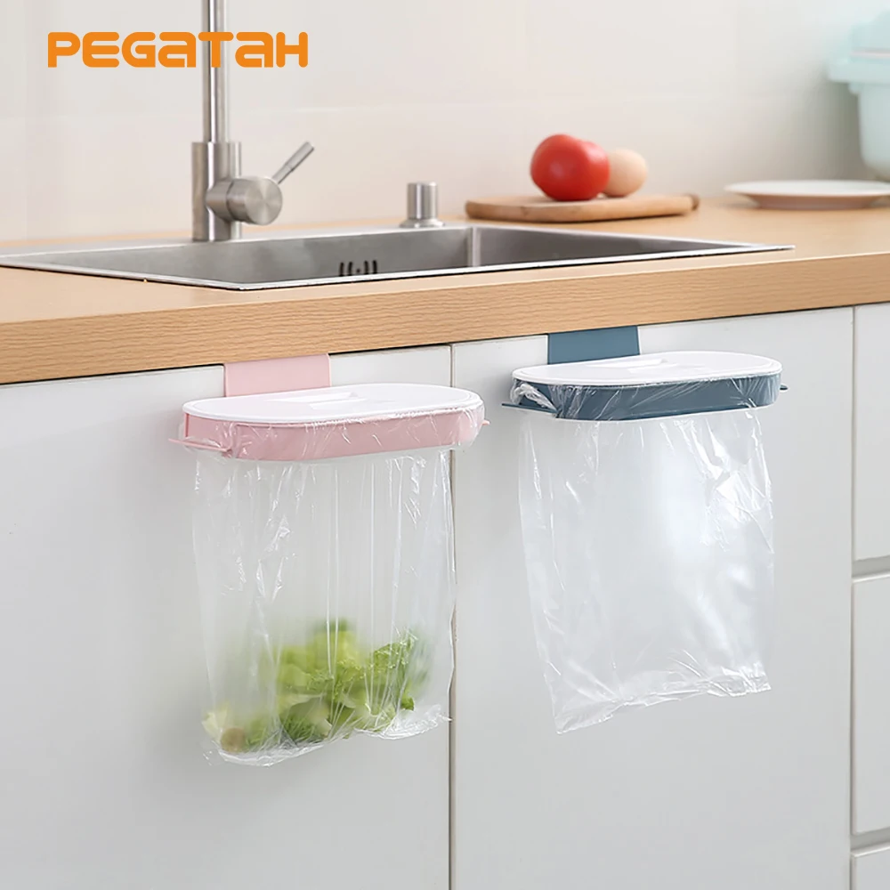 Garbage Hanging Bag Portable Plastic Kitchen Trash Storage Rack Bag Hook Scouring Pad Dry Shelf Holder Kitchen Organzier
Garbage Hanging Bag Portable Plastic Kitchen Trash Storage Rack Bag Hook Scouring Pad Dry Shelf Holder Kitchen Organzier