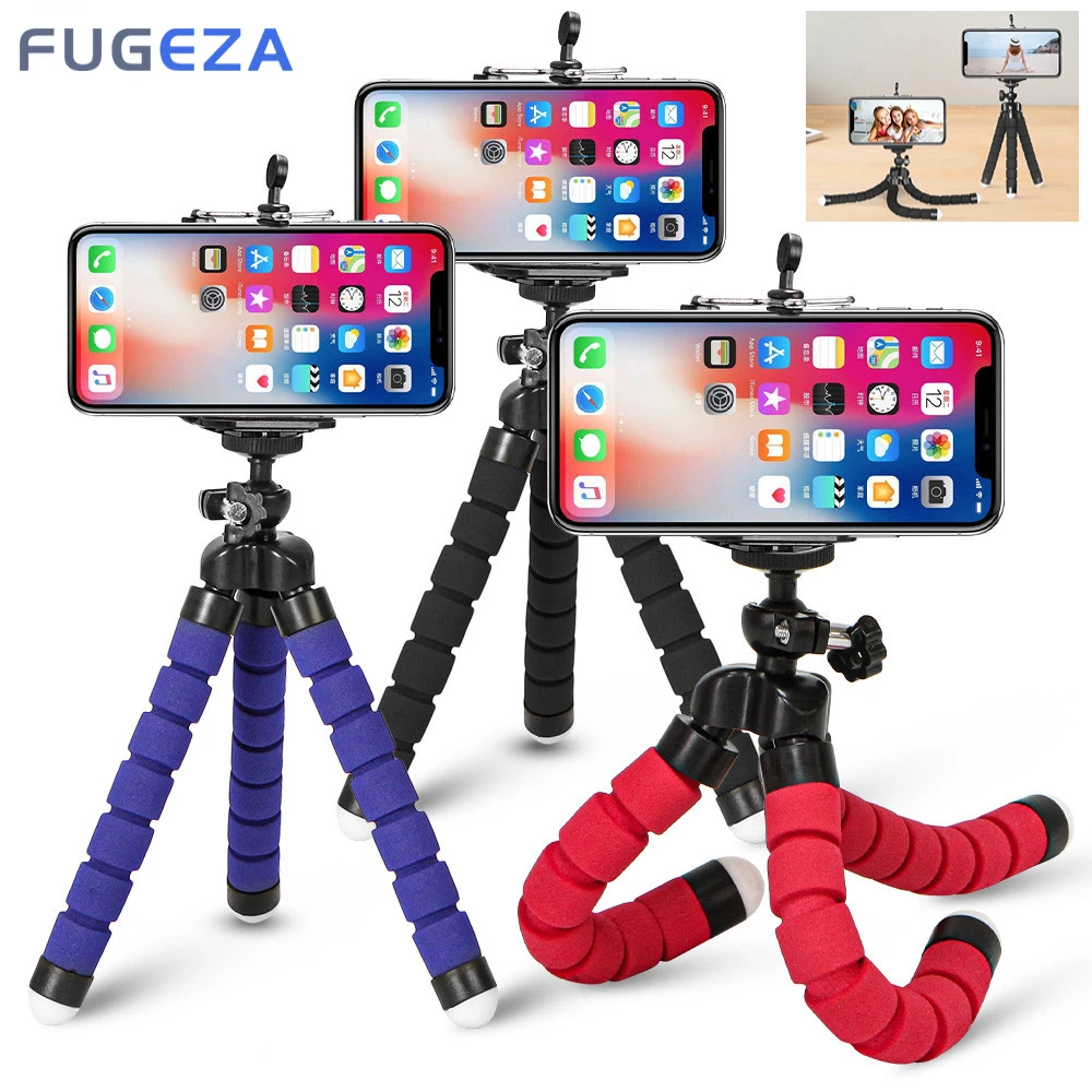 FUGEZA Camera Tripod Tripod for Phone Flexible Sponge Octopus Mini Tripod for IPhone Mini Camera Tripod Phone Holder Clip Stand
FUGEZA Camera Tripod Tripod for Phone Flexible Sponge Octopus Mini Tripod for IPhone Mini Camera Tripod Phone Holder Clip Stand