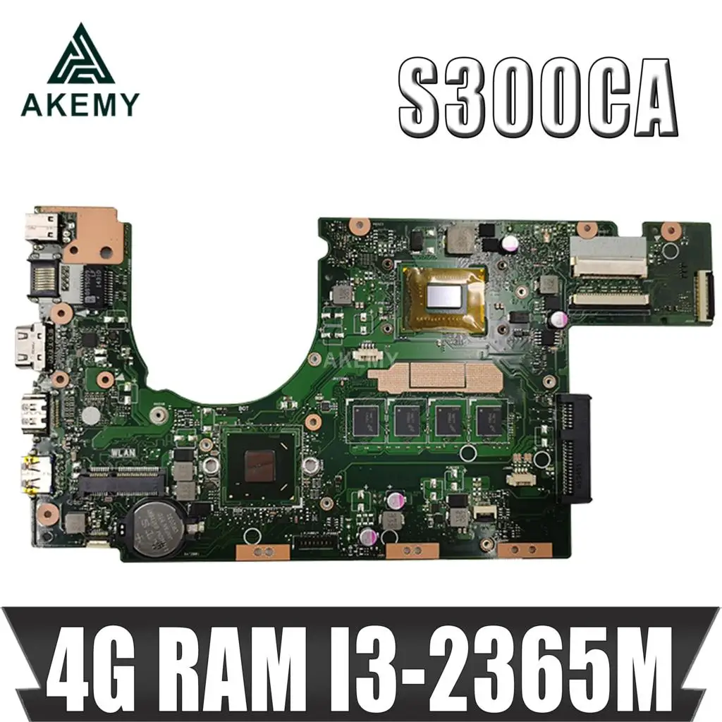 Akmey with 4G RAM I3-2365M S300CA Laptop motherboard For Asus VivoBook S300CA S300C S300 Test original mainboard
Akmey with 4G RAM I3-2365M S300CA Laptop motherboard For Asus VivoBook S300CA S300C S300 Test original mainboard