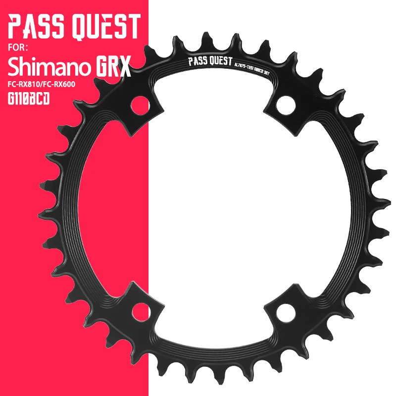 PASS QUEST SHIMANO GRX Crank Special G110BCD Four-claw Tooth Plate Positive and Negative Teeth Do Not Fall Off The Chain Single
PASS QUEST SHIMANO GRX Crank Special G110BCD Four-claw Tooth Plate Positive and Negative Teeth Do Not Fall Off The Chain Single