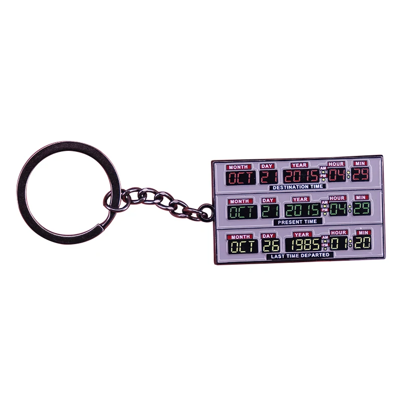 Time Circuits Enamel Keyring Back To The Future Keychain BTTF Doc Brown Marty McFly Time Travel Movie Buff Gift
Time Circuits Enamel Keyring Back To The Future Keychain BTTF Doc Brown Marty McFly Time Travel Movie Buff Gift