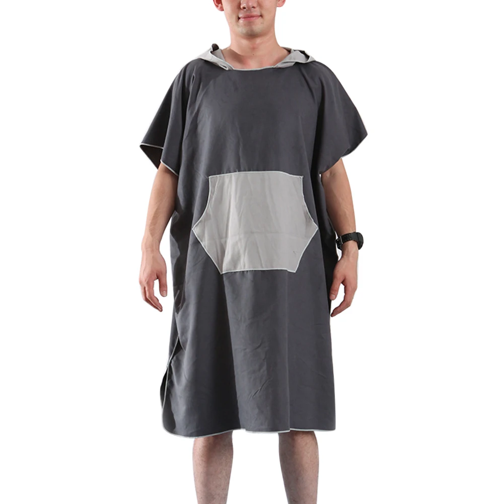 Microfiber Beach Changing Robe Poncho with Hooded Quick Dry Lightweigh Towelling Bath Bathrobe for Wetsuit Pool Surfing Swimming
Microfiber Beach Changing Robe Poncho with Hooded Quick Dry Lightweigh Towelling Bath Bathrobe for Wetsuit Pool Surfing Swimming