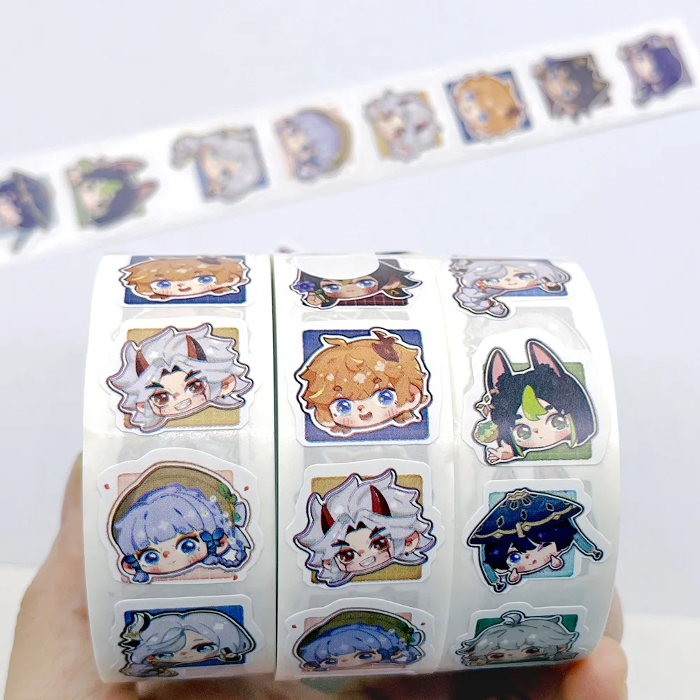 1 Roll/500pcs Anime Genshin Impact Washi Tape DIY Decorative Masking Tape Cute Scrapbooking Adhesive School Stationery Supplies
1 Roll/500pcs Anime Genshin Impact Washi Tape DIY Decorative Masking Tape Cute Scrapbooking Adhesive School Stationery Supplies