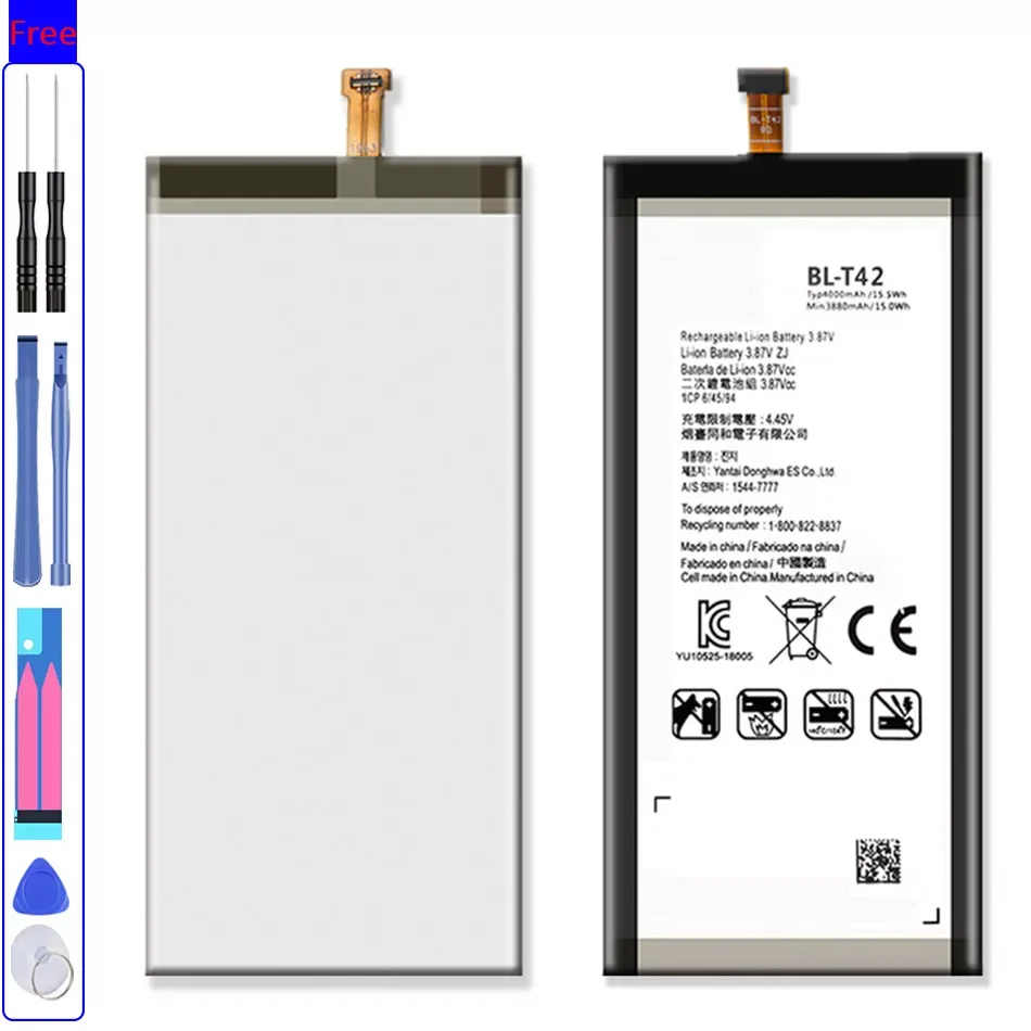 Аккумулятор BL-T42 для LG V50 ThinQ 5G V50ThinQ BL T42 LM-V500 V500N V500EM v500xm
Аккумулятор BL-T42 для LG V50 ThinQ 5G V50ThinQ BL T42 LM-V500 V500N V500EM v500xm