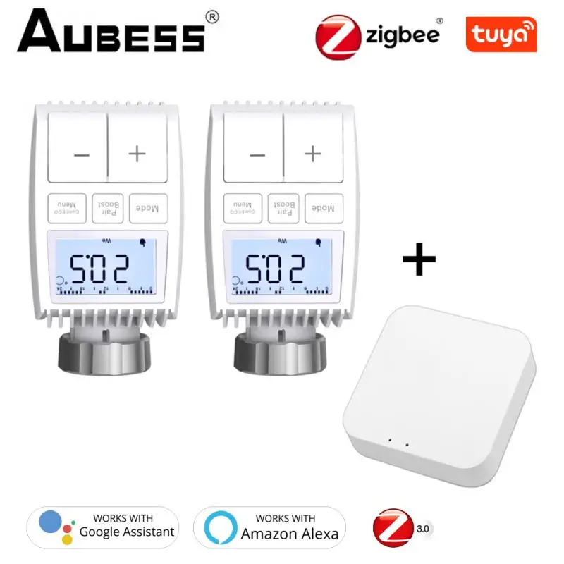 Термостат Aubess ZigBee программируемый с поддержкой Alexa и голосовым управлением
Термостат Aubess ZigBee программируемый с поддержкой Alexa и голосовым управлением