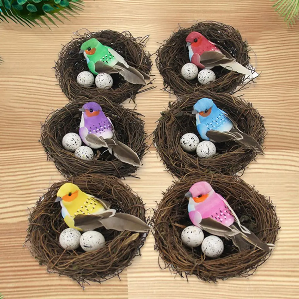 1 Set Simulation Bird Nest Creative Compact Eye-catching for Courtyard Artificial Bird Simulation Foam Bird
1 Set Simulation Bird Nest Creative Compact Eye-catching for Courtyard Artificial Bird Simulation Foam Bird