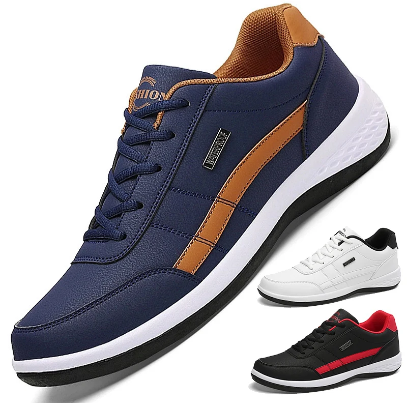 Brand Leather Men Shoes Sneaker Trend Casual Shoes Breathable Leisure Male Sneakers Non-slip Walking Shoes Lace-up Trainers Shoe
Brand Leather Men Shoes Sneaker Trend Casual Shoes Breathable Leisure Male Sneakers Non-slip Walking Shoes Lace-up Trainers Shoe