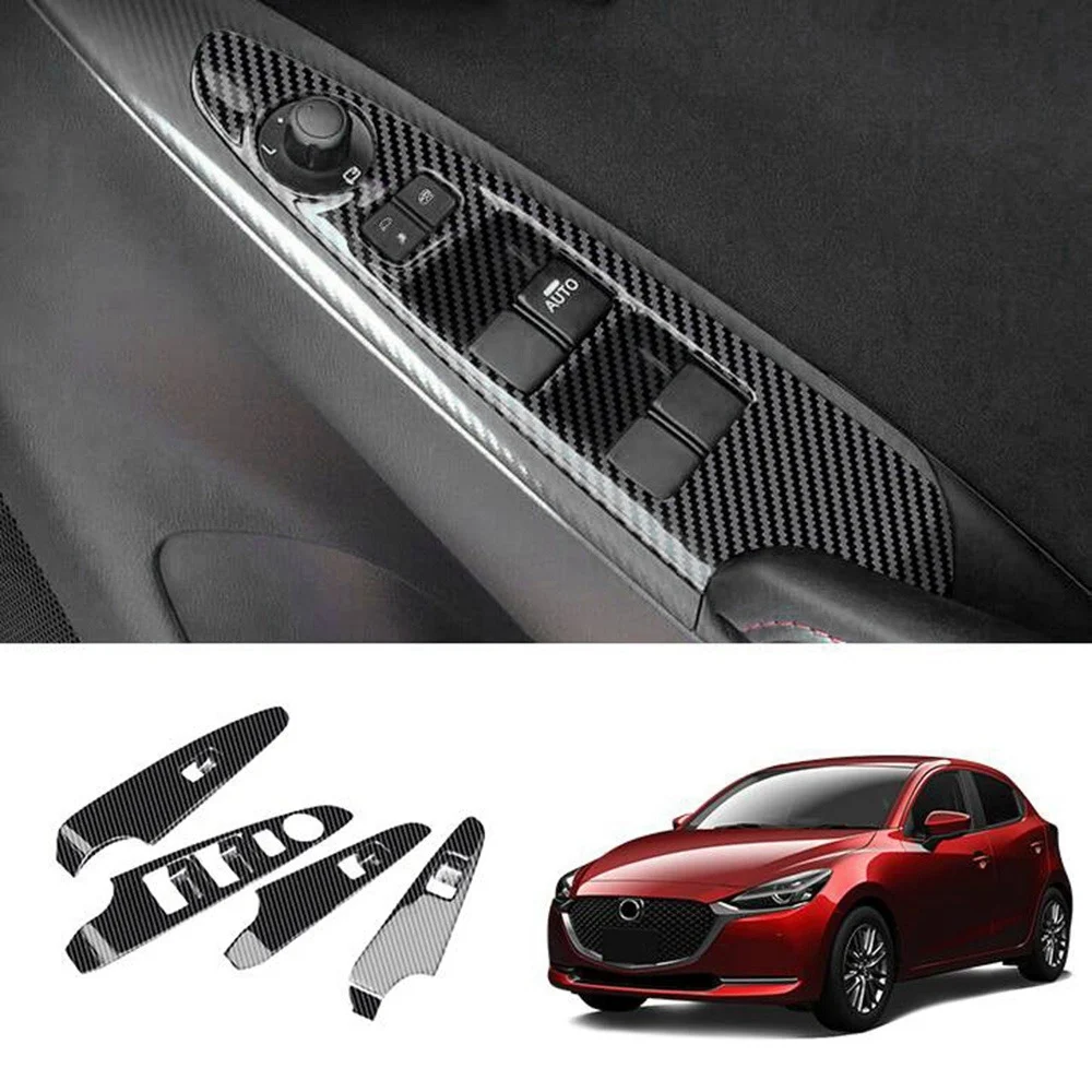 Car Window Glass Lifter Switch Panel Window Lifter Switch Decorative Cover for Mazda 2 2019-2021 RHD A 
Car Window Glass Lifter Switch Panel Window Lifter Switch Decorative Cover for Mazda 2 2019-2021 RHD A
