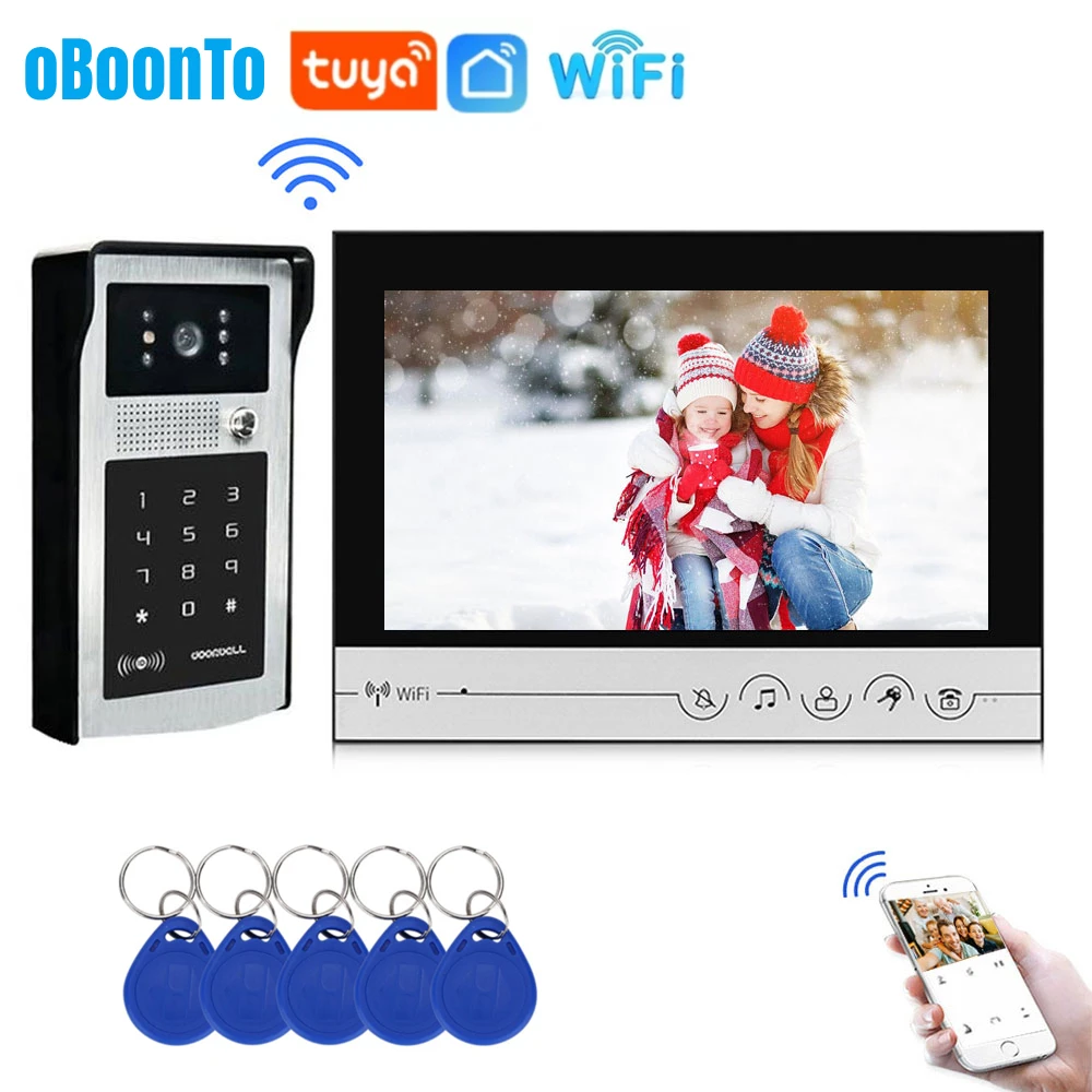 Дверной Видеозвонок Tuya, водонепроницаемая наружная система связи с Wi-Fi, 9 дюймов, камера для умного дома, с ID-картой, ключом, паролем
Дверной Видеозвонок Tuya, водонепроницаемая наружная система связи с Wi-Fi, 9 дюймов, камера для умного дома, с ID-картой, ключом, паролем