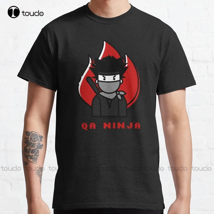 Qa Ninja Qa Engineer Classic T-Shirt Hawaiian Shirt Cotton Outdoor Simple Vintag Casual T-Shirt Breathable Cotton Xs-5Xl Unisex
Qa Ninja Qa Engineer Classic T-Shirt Hawaiian Shirt Cotton Outdoor Simple Vintag Casual T-Shirt Breathable Cotton Xs-5Xl Unisex