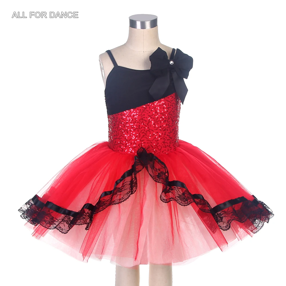 22069 Sparkling Red Sequin Spandex With Black Spandex Leotard Attached Red And White Tulle Tutu Trimmed Ballet Dance Tutu
22069 Sparkling Red Sequin Spandex With Black Spandex Leotard Attached Red And White Tulle Tutu Trimmed Ballet Dance Tutu