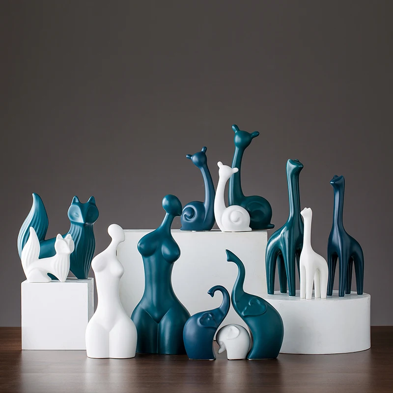 Nordic Ceramic Animal Ornaments Decoration Home Livingroom Creative Deer Horse Rabbit Figurines Crafts Accessories Wedding Gifts
Nordic Ceramic Animal Ornaments Decoration Home Livingroom Creative Deer Horse Rabbit Figurines Crafts Accessories Wedding Gifts