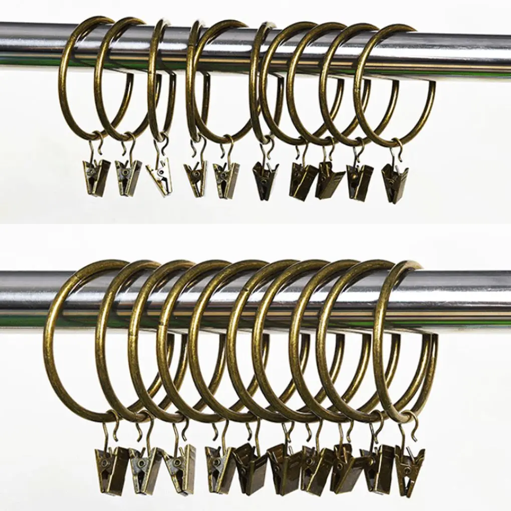 10 pcs/pack Home Decoration High Qaulity Shower Curtain Rings Clamps Drapery Clips Bath Rod Clips Window The curtain accessories
10 pcs/pack Home Decoration High Qaulity Shower Curtain Rings Clamps Drapery Clips Bath Rod Clips Window The curtain accessories