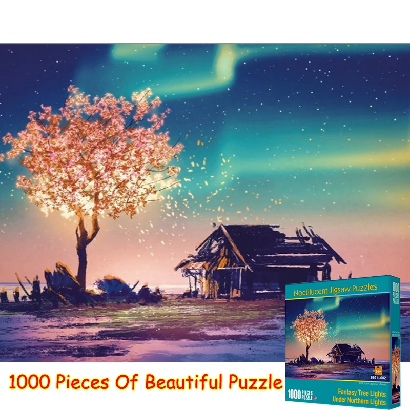 Mosaic 1000 Pieces Of Glow-in-the-dark Enhanced White Card Puzzle Relief Children Cartoon Landscape Painting
Mosaic 1000 Pieces Of Glow-in-the-dark Enhanced White Card Puzzle Relief Children Cartoon Landscape Painting
