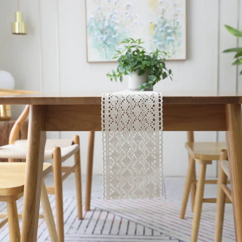 American Style Polyester cotton 13X157 inch Solid Color Table Runner with lace,Dining Room Decorations,Dresser Decor,Party Decor
American Style Polyester cotton 13X157 inch Solid Color Table Runner with lace,Dining Room Decorations,Dresser Decor,Party Decor