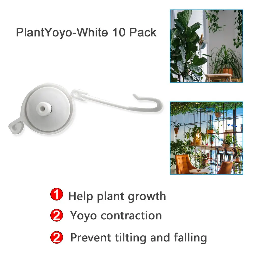 10pcs Smart Retractable Plant Yoyo with Stopper Hydroponics Grow Support Hanger Hydroponic for Home Garden Plants Grow Drop ship
10pcs Smart Retractable Plant Yoyo with Stopper Hydroponics Grow Support Hanger Hydroponic for Home Garden Plants Grow Drop ship
