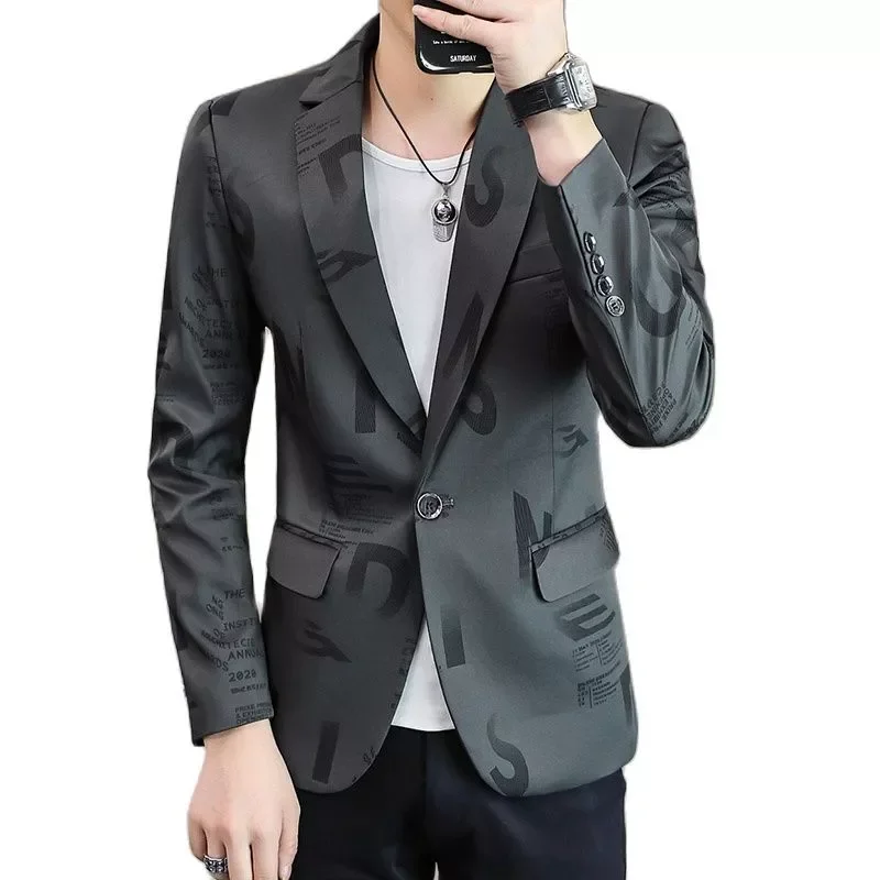2021 Spring Autumn New Men's Blazers Korean Style Slim Fit Casual Suit Jackets Business Formal Male Wedding Dress Coats Clot
2021 Spring Autumn New Men's Blazers Korean Style Slim Fit Casual Suit Jackets Business Formal Male Wedding Dress Coats Clot
