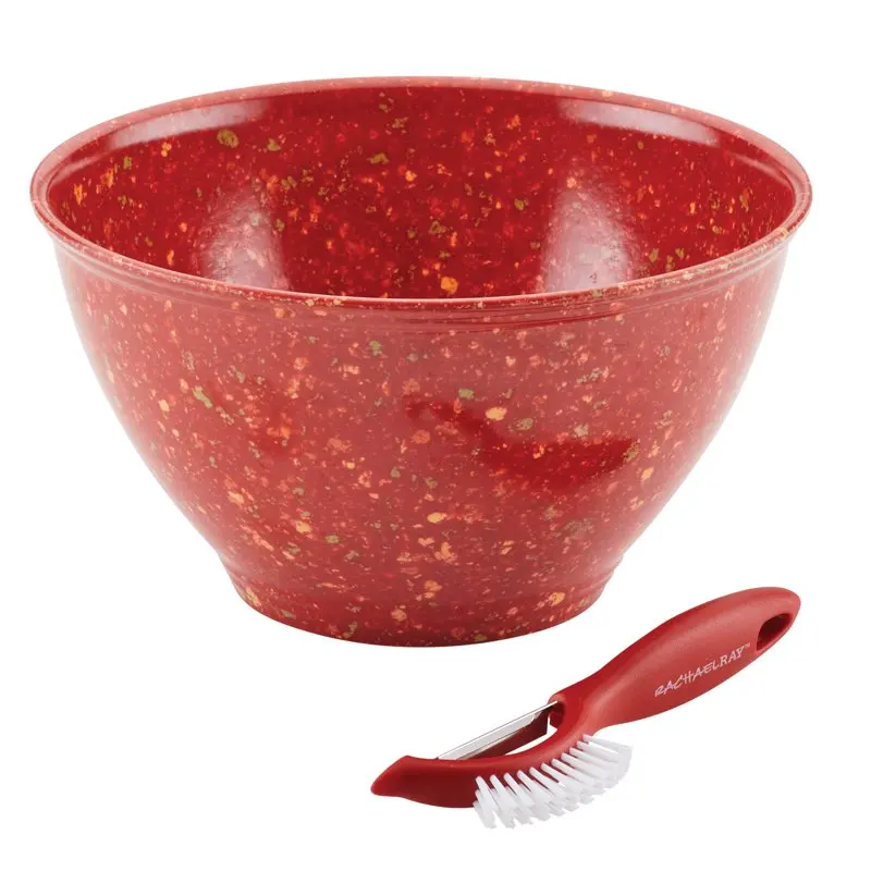 Premium Perfect Red Veg-a-Peel and 2-Piece Garbage Bowl Set - Extra Durable Kitchen Utensils for Quick and Easy Cleanup. 
Premium Perfect Red Veg-a-Peel and 2-Piece Garbage Bowl Set - Extra Durable Kitchen Utensils for Quick and Easy Cleanup.
