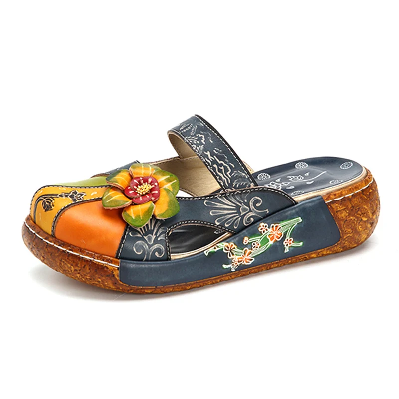 Women Sandals Designer Mother's Shoes Slippers Color Blocking Vintage Flat Heels soft Soles Woman Leather Shoes Ladies Plus Size
Women Sandals Designer Mother's Shoes Slippers Color Blocking Vintage Flat Heels soft Soles Woman Leather Shoes Ladies Plus Size