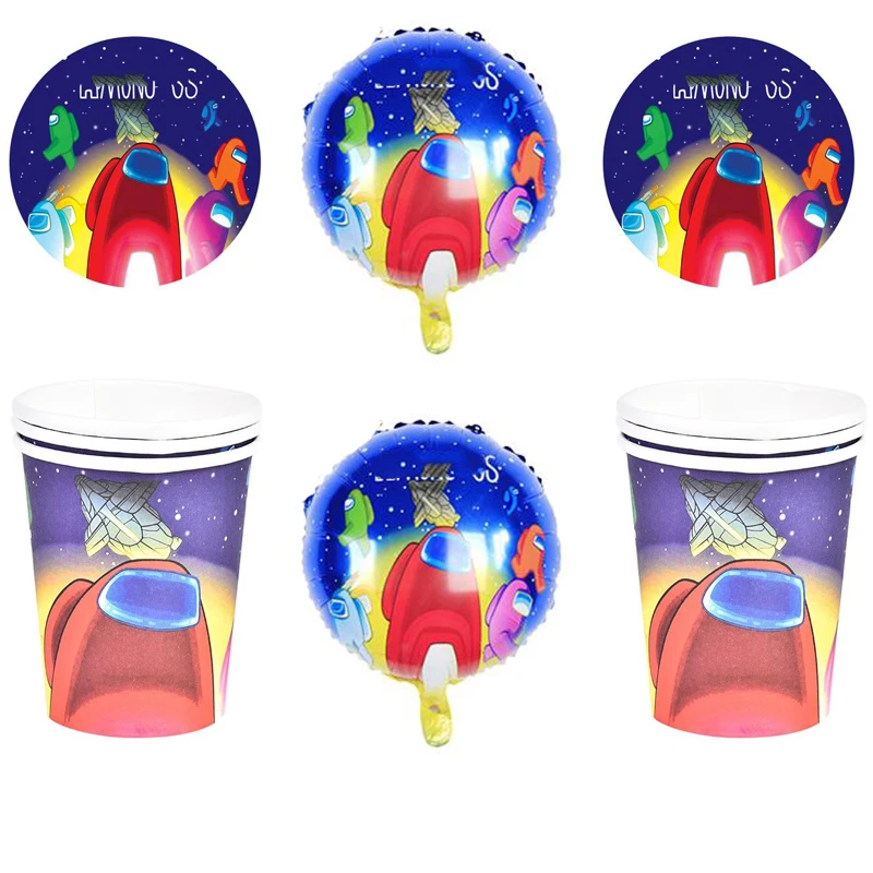 Happy Birthday Events Party Baby Shower Cups Plates Kids Favors Pet Among Game US Theme Foil Balloons Tableware 44pcs/lot
Happy Birthday Events Party Baby Shower Cups Plates Kids Favors Pet Among Game US Theme Foil Balloons Tableware 44pcs/lot