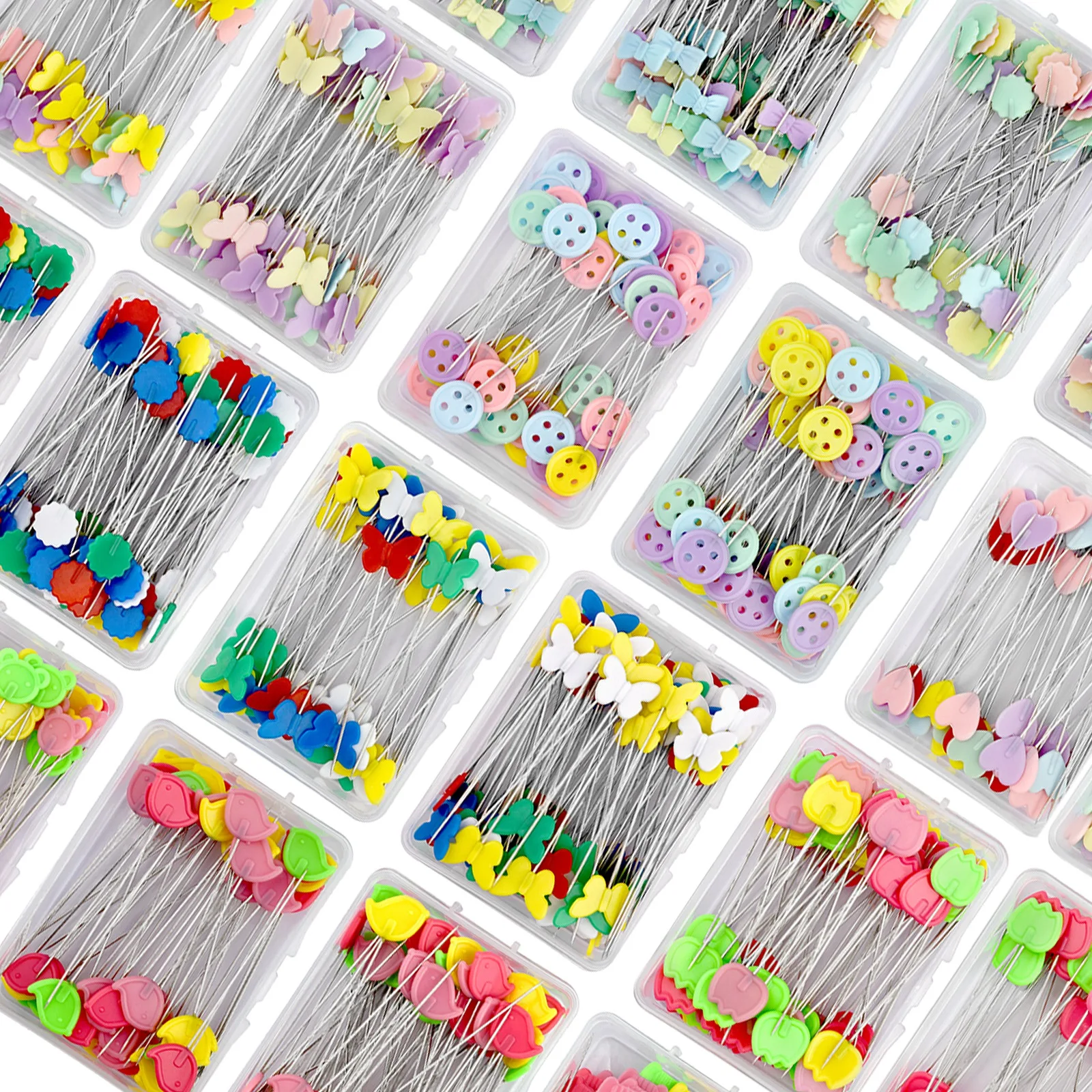 New Dressmaking Pins Embroidery Patchwork Tools Fixed Pin Button Pin Patchwork Pin For Sewing Positioning And DIY 50pcs/100pcs
New Dressmaking Pins Embroidery Patchwork Tools Fixed Pin Button Pin Patchwork Pin For Sewing Positioning And DIY 50pcs/100pcs