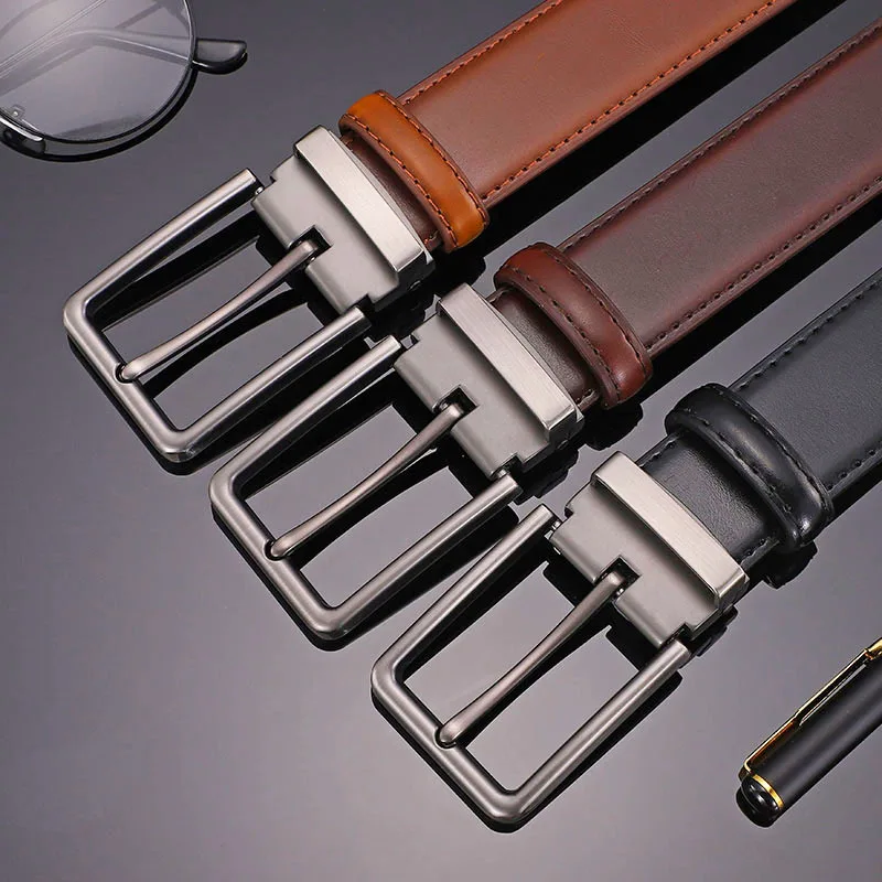 Men's Leather Men's Pin Buckle Belt Without Interlayer Wild Leather Korean Version Simple Fashion Business Casual Pants Belt
Men's Leather Men's Pin Buckle Belt Without Interlayer Wild Leather Korean Version Simple Fashion Business Casual Pants Belt