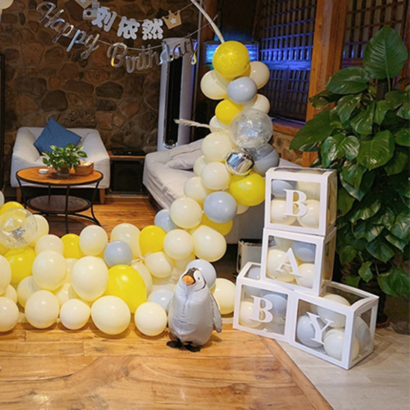 Customize Letter Transparent Name BabyShower Balloon Box Kids 1st Birthday Party Decoration Boy Girl Baby Shower Wedding Decor
Customize Letter Transparent Name BabyShower Balloon Box Kids 1st Birthday Party Decoration Boy Girl Baby Shower Wedding Decor